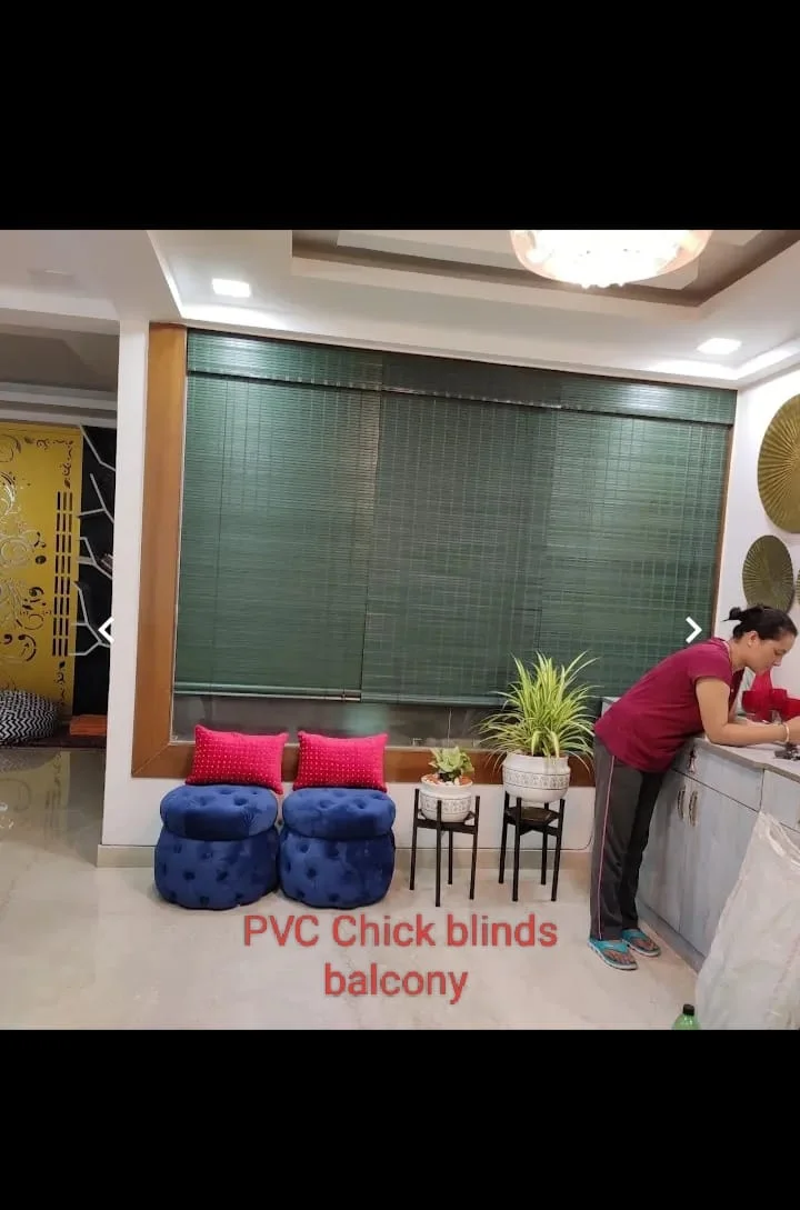 Bamboo Blinds for Terrace installation 2 in Faridabad & Neharpar