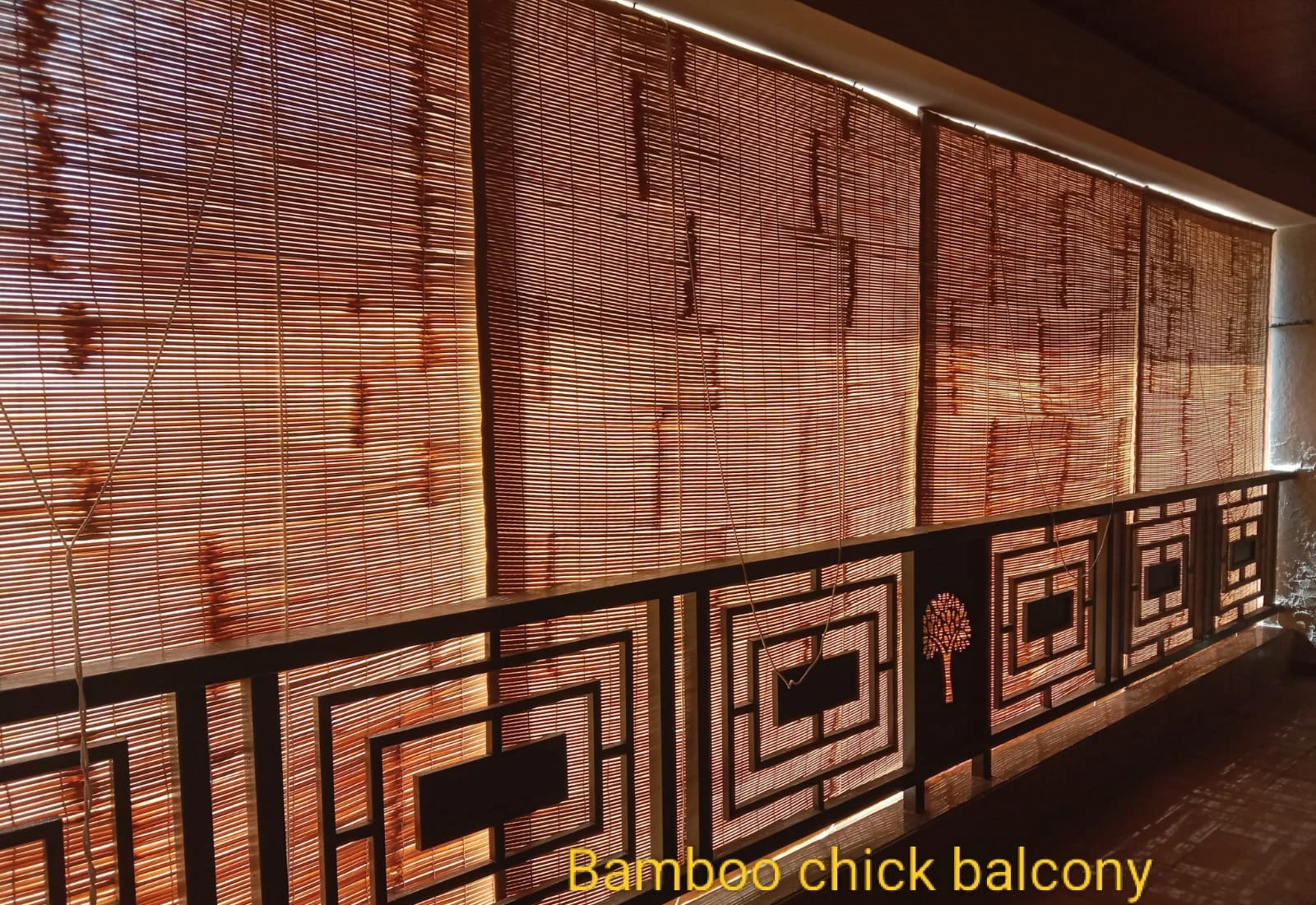 Handcrafted Balcony Blinds Installation in Sector 128, Noida