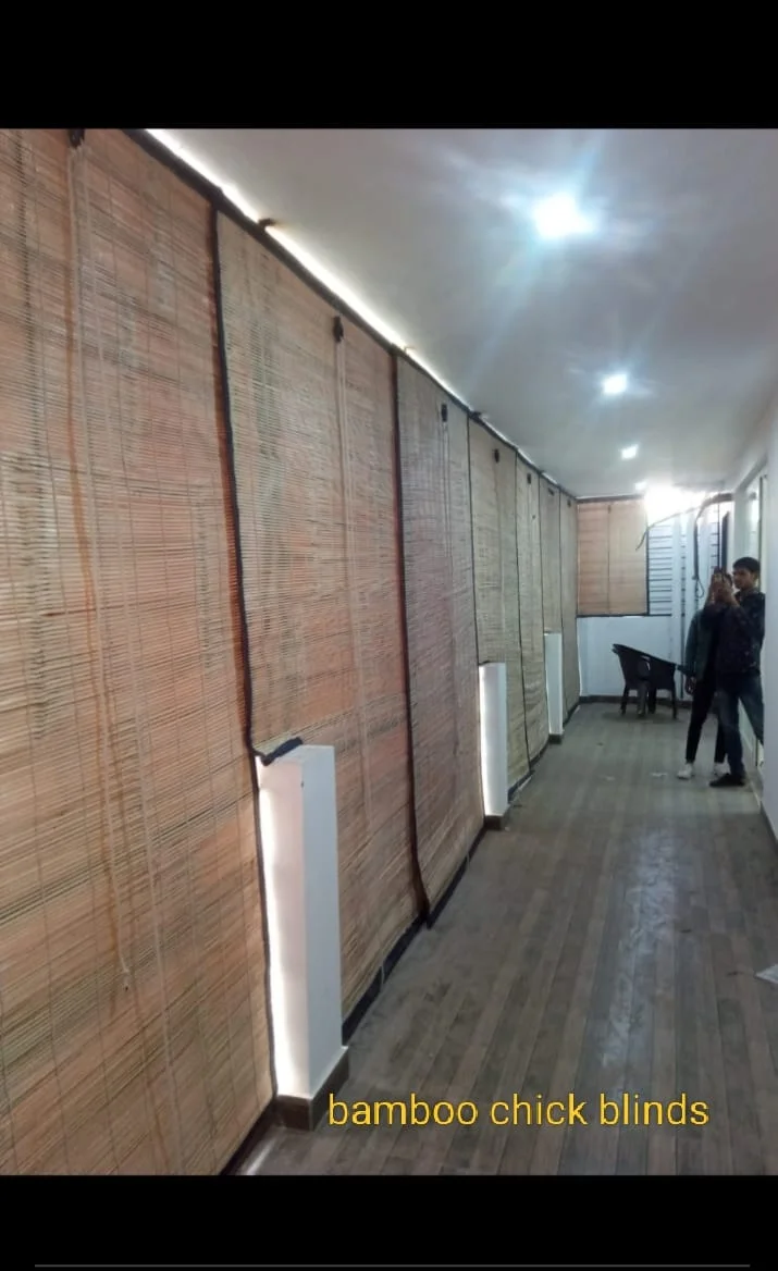 Natural Bamboo Blinds installation 5 in New Gurgaon Sectors 80–95